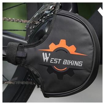 Чохол для великої зірки велосипеда West Biking YP0719289 Black фото №5
