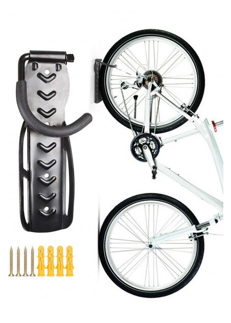 Настінний тримач для велосипеда KoNO Black (543388945) фото №11