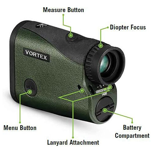 Дальномір Vortex Optics HD 1400 Crossfire фото №6