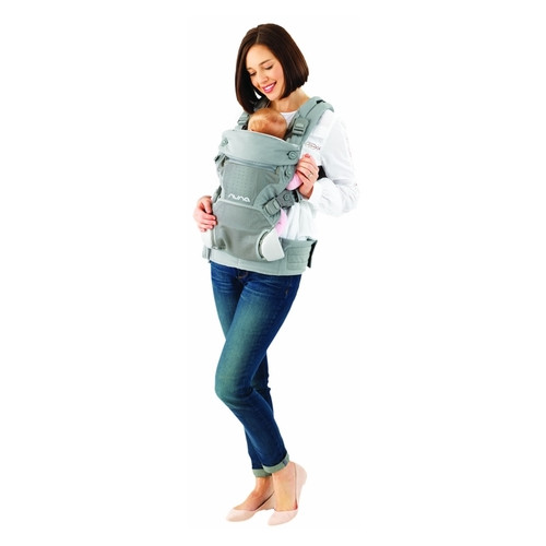 Кенгуру-переноска для новорожденного ребенка  Nuna CUDL Carrier Frost Серая (BC11600FRT) (8719743742802) фото №2