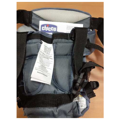 Ерго нагрудна рюкзак-кенгуру для немовлят Chicco Ultrasoft Magic Світло-сірий (1120744188) фото №5