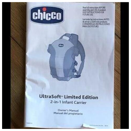 Ерго рюкзак-кенгуру Chicco Ultrasoft Чорний від 0 місяців - обличчям до батьків, від 4 місяців - обличчям вперед (878566013) фото №4