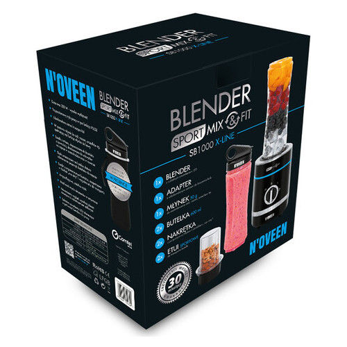 Фитнес-блендер Noveen Sport Mix & Fit SB-1000-Xline-Black фото №7
