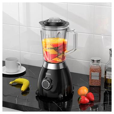 Блендер Hoco electric retro juicer blender HE33 черный фото №4