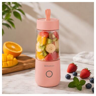 Аккумуляторный блендер Xiaomi Vitamer Pink фото №1