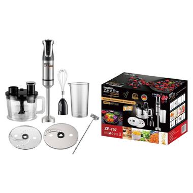 Блендер погружной в наборе Zepline ZP-797 1500 Вт черный фото №2