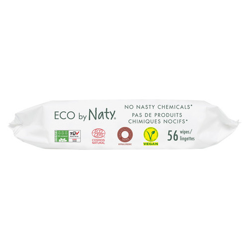 Органічні серветки Eco by Naty з алое 56 шт. фото №2