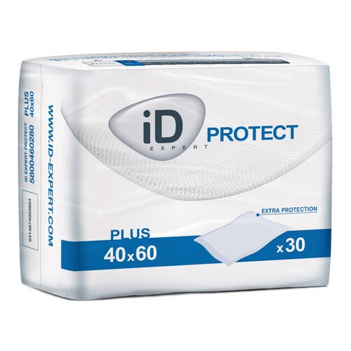 Пелюшки гігієнічні iD Protect Plus 40x60 30 шт (5800460300U) фото №1