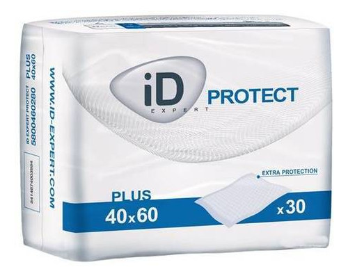 Одноразовые пеленки гигиенические iD Expert Protect Plus впитывающие 30 шт 40x60 см (047988) фото №1