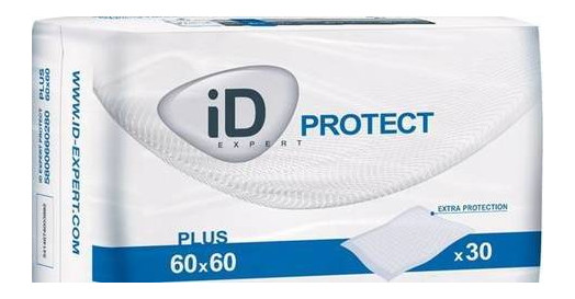 Одноразовые пеленки гигиенические впитывающие iD Expert Protect Plus 30 шт 60x60 см (047889) фото №1