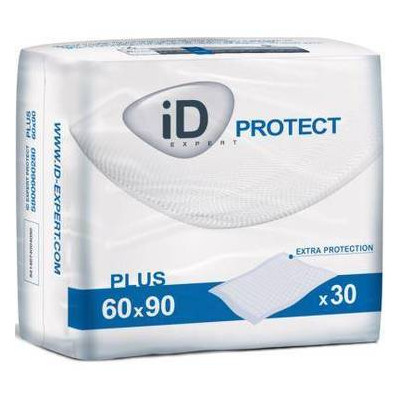 Одноразовые пеленки гигиенические впитывающие iD Expert Protect Plus 30 шт 60x90 см (047926) фото №1
