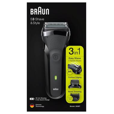 Электробритва Braun Series 3 300BT Black/Black фото №7