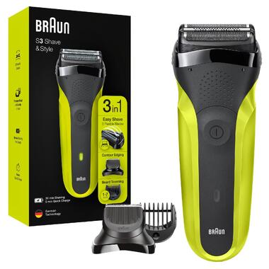 Электробритва Braun Series 3 300BT Black/Green фото №8