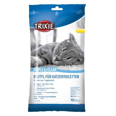 Пакети для котячого туалету Trixie Simple'n'Clean 59х46 см 10 шт (4011905040448) фото №1