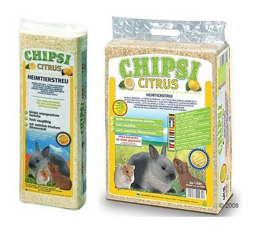 Опилки для грызунов Chipsi Citrus 15 л 1 кг фото №1
