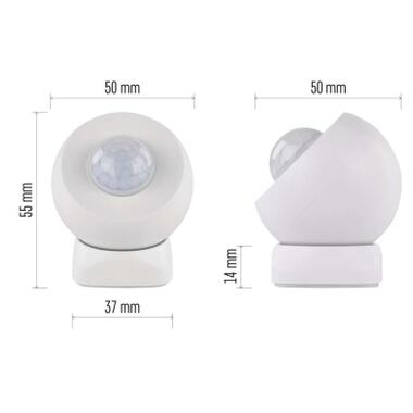 Датчик движения EMOS ZigBee GoSmart PIR, IP20 (H5024) фото №6