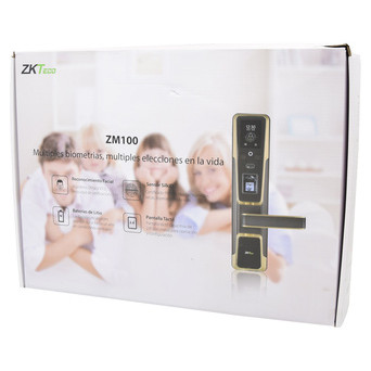 Замок Smart ZKTeco ZM100 left для лівих дверей зі скануванням обличчя та зчитувачем відбитка пальця фото №10