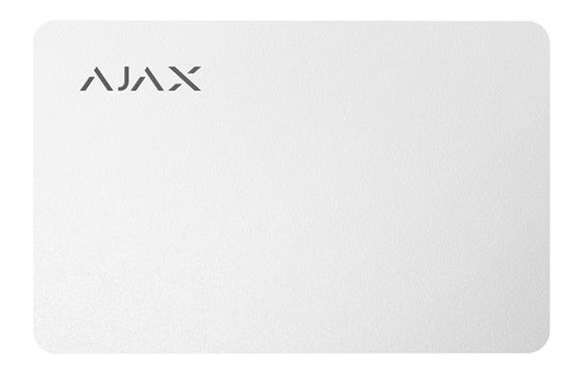 Безконтактна карта Ajax Pass біла 100шт (000022790) фото №1