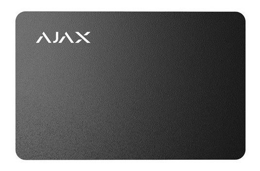 Безконтактна карта Ajax Pass чорна 100шт (000022789) фото №1