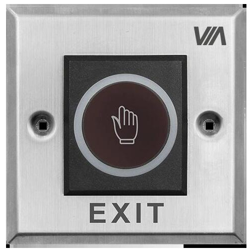 Безконтактна кнопка виходу (комбінована метал/пластик) VIAsecurity VB8686M фото №1