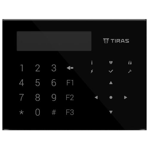 Клавіатура Tiras K- GLCD (чорна) фото №1