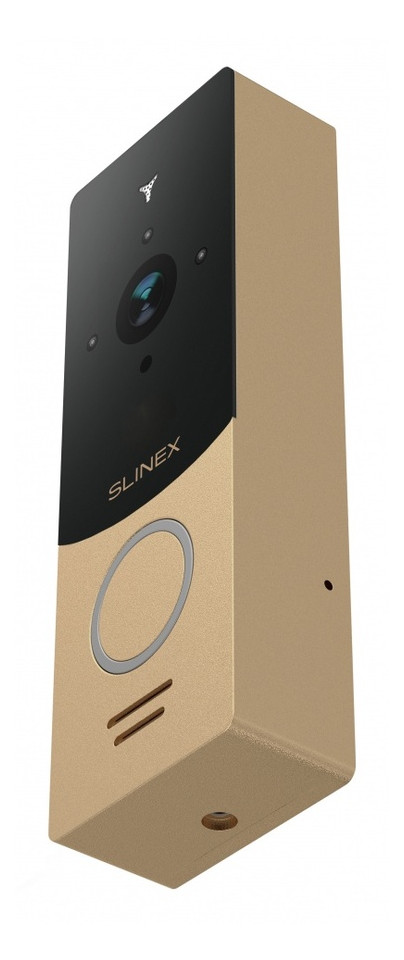 Відеопанель антивандальна Slinex ML-20 IP v2 Чорно-золота фото №1