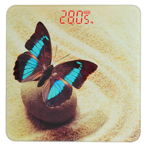 Весы напольные YZ-1604 Бабочка/Песок (9859) фото №1