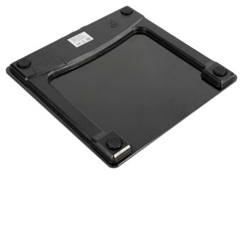 Ваги електронні підлогові з РК-дисплеєм до 180 кг DSP KD-7018 сріблясто-чорні скло (KD-7018_401) фото №3