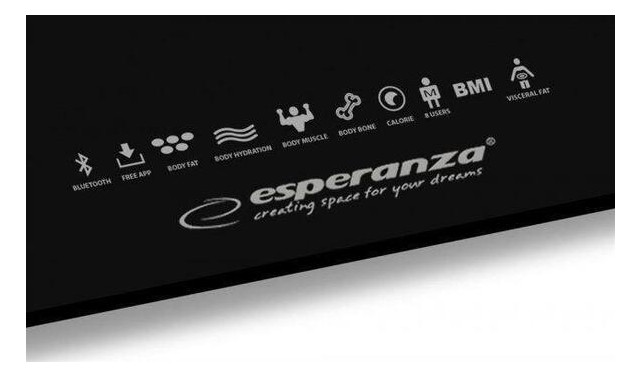 Напольные весы Esperanza EBS016K B.Fit черные (ZE35008923) фото №2