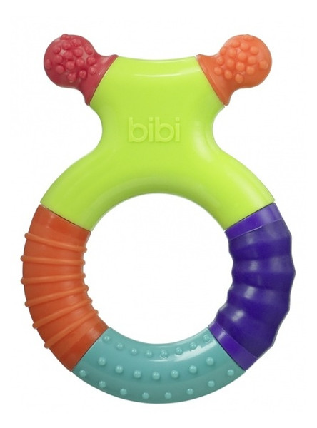 Прорезыватель для зубов bibi с погремушкой Разноцветный (113873)  фото №1