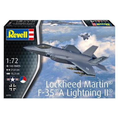 Сборная модель Revell Lockheed Martin F-35A Lightning II, уровень 4, 1:72 (RVL-03799) фото №9