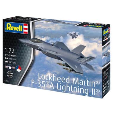 Сборная модель Revell Lockheed Martin F-35A Lightning II, уровень 4, 1:72 (RVL-03799) фото №10
