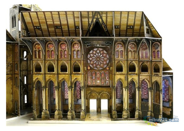 Сборная модель из картона Умная бумага Готический собор серии Средневековый город (255) фото №4