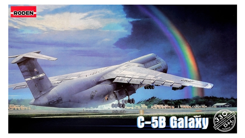 Модель Roden Самолет Lockheed C-5B Galaxy (RN330)  фото №1