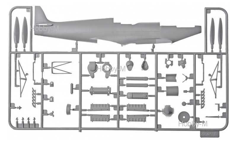 Модель ICM Истребитель Spitfire Mk.VIII (ICM48065)  фото №4