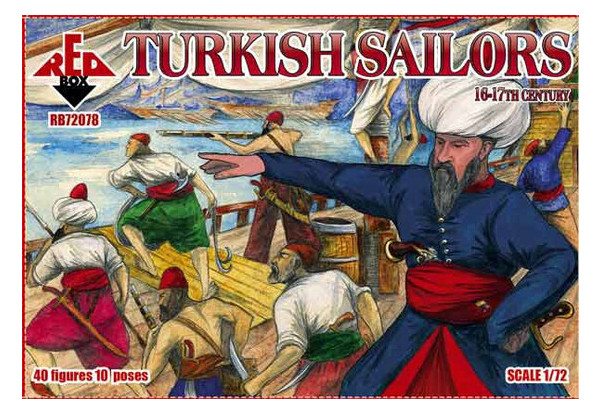 Модель Red Box Турецкие моряки 16-17 века (RB72078) фото №1