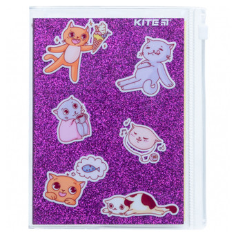 Блокнот Kite 80л Purple cats (K22-462-2) фото №1