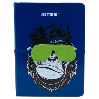 Блокнот Kite В6, 96л Blue monkey (K22-464-3) фото №1