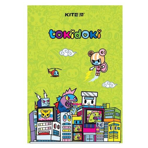 Блокнот-планшет Kite TokiDoki зелений, 50 стор. (TK22-194-4) фото №1