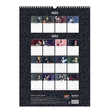 Календар Kite планер настінний Naruto на 2023-2024 рік (NR23-440) фото №3