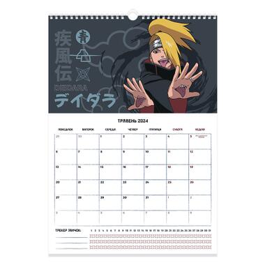 Календар Kite планер настінний Naruto на 2023-2024 рік (NR23-440) фото №12