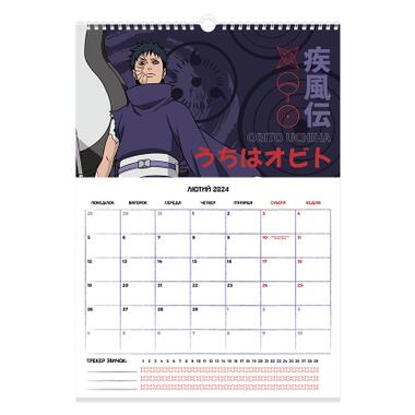 Календар Kite планер настінний Naruto на 2023-2024 рік (NR23-440) фото №9