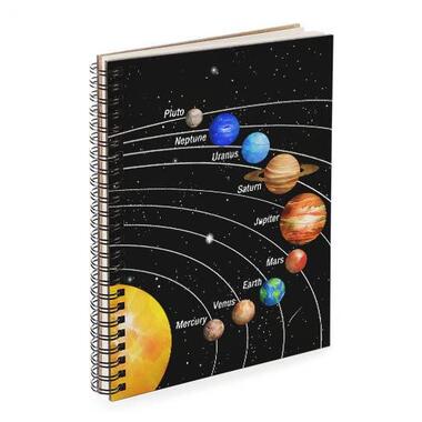 Блокнот Sketchbook прямокутний Сонячна система BDP_UNI002 фото №1
