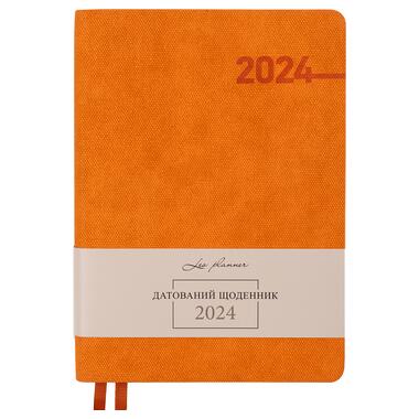 Щоденник А5 Leo Planner датований 2024 Integro помаранчевий 368 стор (252421) фото №1
