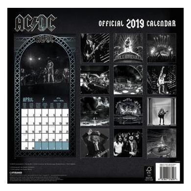 Календар AC/DC 2019 30 х 30 см фото №2