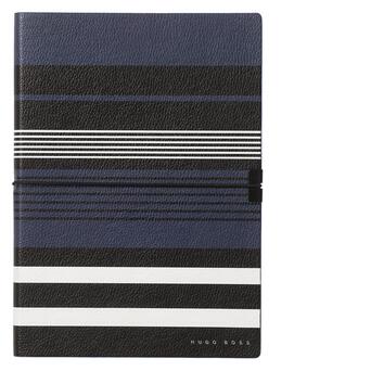 Блокнот для нотаток Hugo Boss A5 Storyline Stripes Blue фото №4