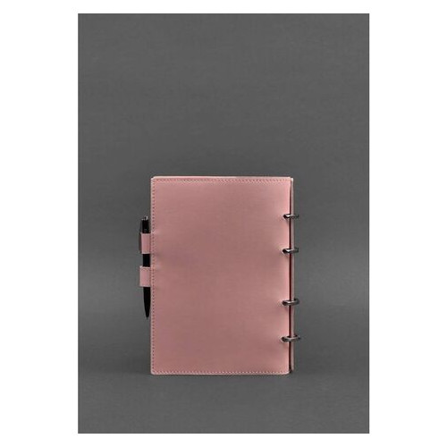Шкіряний блокнот із датованим блоком (Софт-бук) 9.1 рожевий BlankNote (BN-SB-9-1-pink) фото №5