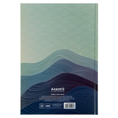 Книга записна Axent Waves А4 96 аркушів клітка синя (8422-562-A) фото №4