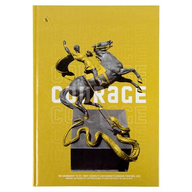 Книга записна Axent Courage А4 96 листa клетка yellow (8422-552-A) фото №1