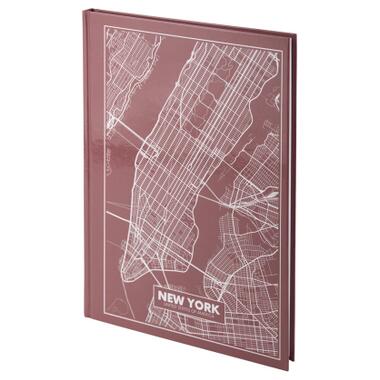Книга записна Axent Maps New York А4 у твердій обкладинці 96 аркушів у клітинку (8422-543-A) фото №3